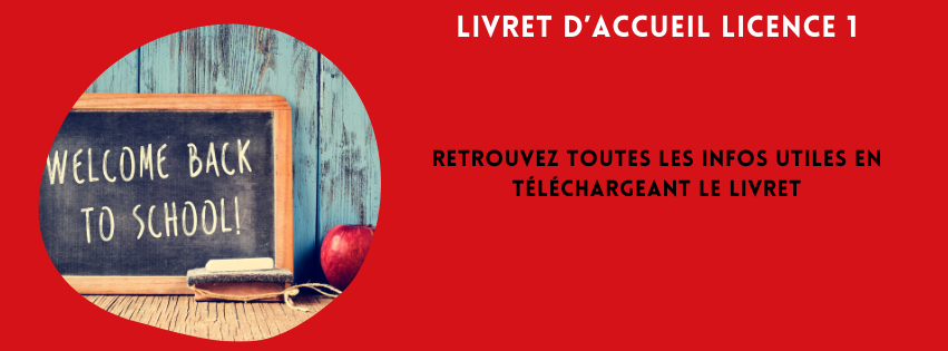 Licence 1 Livret d'accueil