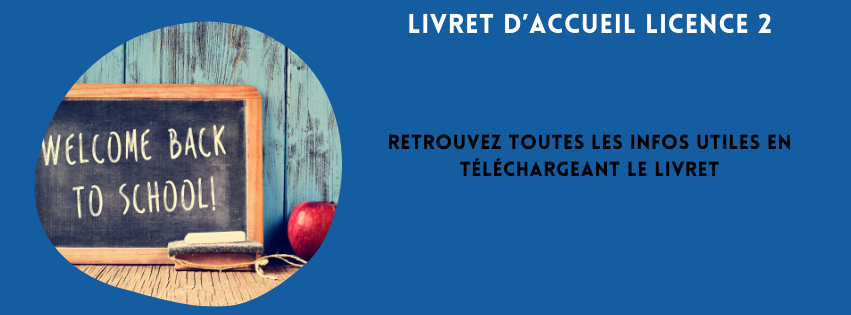 Licence 2 Livret d'accueil Licence 2 Livret d'accueil