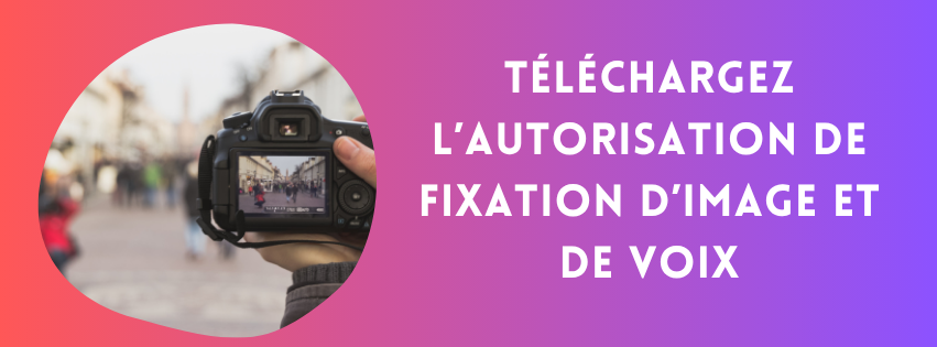 Autorisation de fixation d'image et de voix